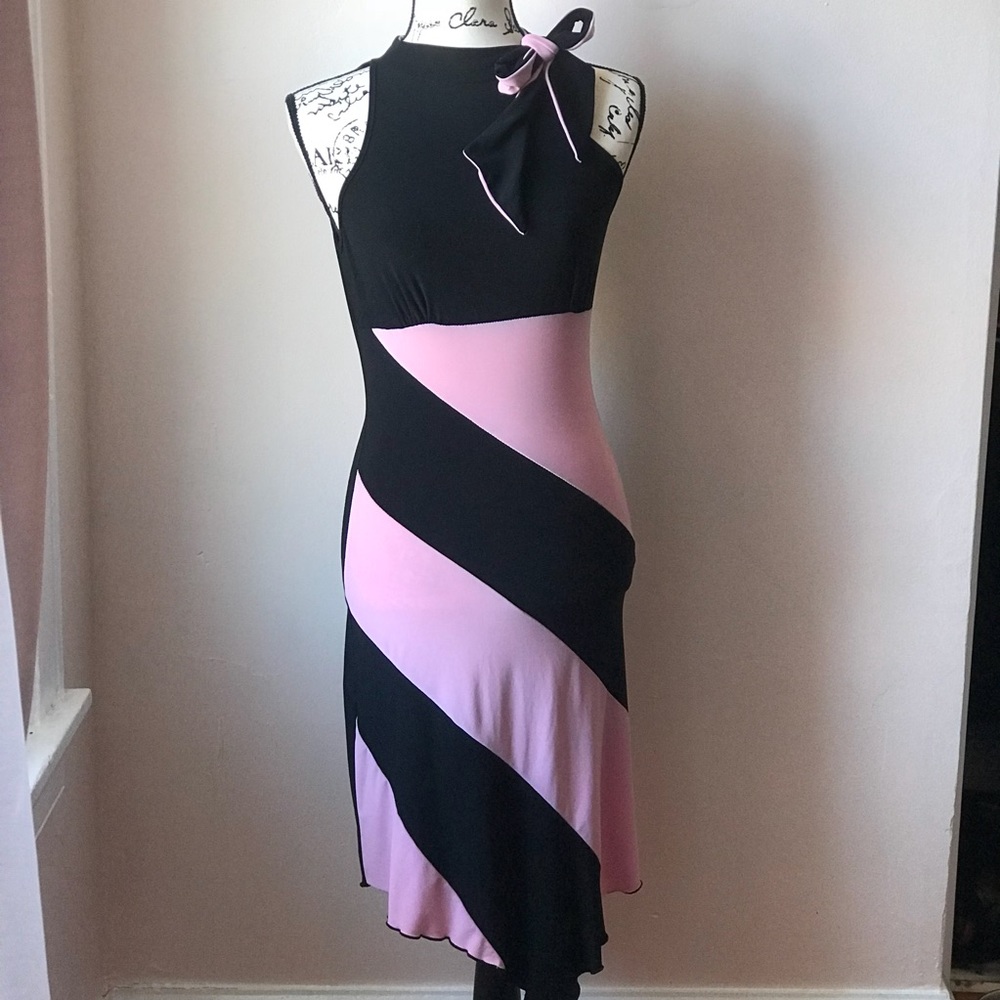 Unit Black & Pink Dress. Size Medium.